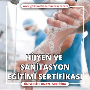 Hijyen ve Sanitasyon Eğitimi Sertifikası